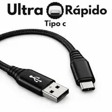 Cabo Tipo C Carregador Usb Ultra Rápido Reforçado 2 Metros Anti quebra Usb-c
