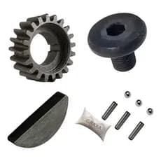 Kit Engrenagem Bike Motorizada Chaveta + Parafuso Allen