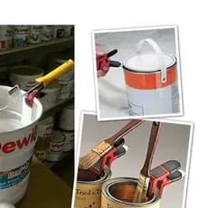 Presilha Suporte Magnético para Pincel Trincha Pintura com Abridor de Lata Embutido Pintor