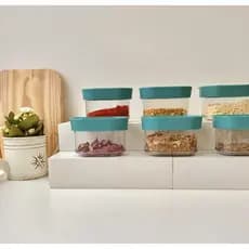 Kit Cozinha Conjunto com 6 Potes Herméticos para Mantimentos e Temperos MODULUS 60 Kit 6 PÇS
