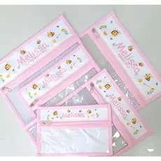 Organizadores para mochila da escolar ou da creche / saco roupa suja / roupa limpa / higiene bucal