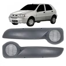 Par Bolsa De Porta Objetos Fiat Palio 2001 2002 2003 2004 2005 2006 Grafite 4 portas