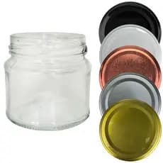 24 Potes Conserva Mini Belém 150ml Com Lacre Termoencolhível