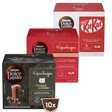 3 Dolce Gusto - Lingua De Gato, Lajotinha E KitKat