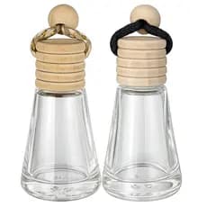 50 Vidros Cone Aromatizador Carro 10ml Com Tampa Colmeia
