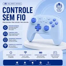 Controle Gamer 8BitDo Ultimate 2C Bluetooth Hall Effect Anti Drift para PC Steam Deck Android