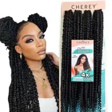 Cabelo Twist Passion Tipo Caracol Cacheado Dread Cherey