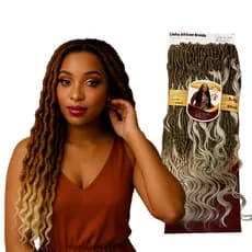 Cabelo African Beauty Ale Dreads com Cachos fibra orgânica