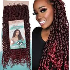 Aplique Dread Trança Caracol Twist Passion Cabelo P Crochet