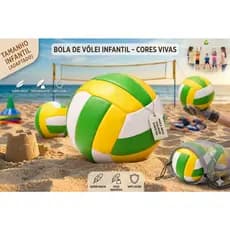 Bola de Vôlei Infantil 63cm- Sortida Brinquedo Criativo Diversão Crianças Interativo Lazer Presente