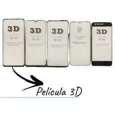Película 3D Vidro iPhone 17 Pro Max/XR/XS Max/11/12/13/13 Pro Max/14 Pro Max/15 Pro Max/16 Pro Max