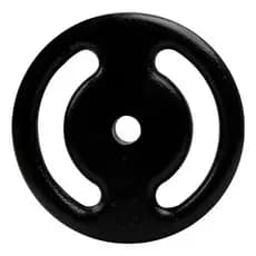 Anilha 5kg Pintada Preta Vazada 28mm Musculação