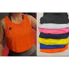 regata feminina academia basica  dry fit promoção