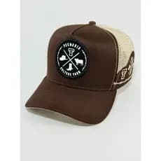 Boné Texas Field Original Trucker American Tela Respirável Confortável Estilo Sertanejo Country Agro