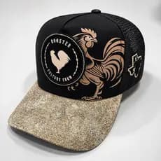 Boné Texas Field Original Trucker Tela Respirável Confortável Estilo Country Sertanejo Agro galo