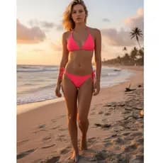 conjunto biquini summer  cortininha feminino