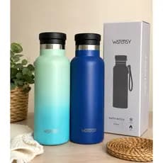 Garrafa Térmica Watersy 500ml Aço Inox com Alça - garrafa inox - garrafa trabalho- garrafa academia- garrafa isotérmica