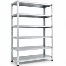 Estante Prateleira De Aço Multiuso180x95cm 6 Prateleiras Ajustáveis