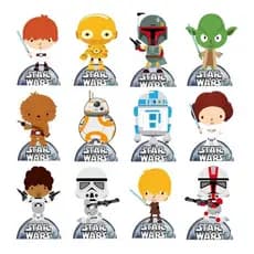 Decoração Star Wars Cute - 12 Displays De 20cm