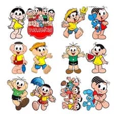 Decoração Turma Da Mônica Novo- 10 Displays De 20cm Totens