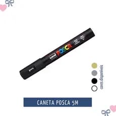 Caneta Posca 5M PC-5M Ponta Média Vidro Parede Tecido Madeira