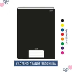 Caderno Brochura Grande Capa Dura 96 Folhas 1 Matéria Jandaia Stiff