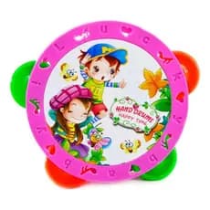 Pandeiro Infantil Divertido  Happy Time