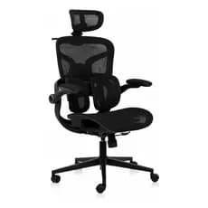 Cadeira Presidente Ergonômica Tela Mesh Apoio Lombar Duplo