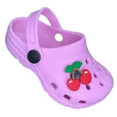 Babuche Infantil + 2 Bottons Cereja menino menina Leve e Confortável promoção