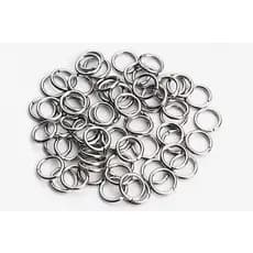 100 argola Elo para chaveiro/ pingente/ bijuteria/ cor prata