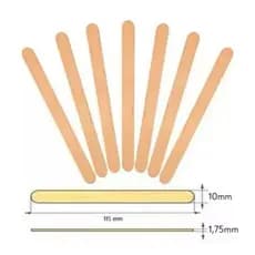 Palito de Madeira para Picolé Especial- Kit com 50 unidades - Resina Epóxi | Artesanato