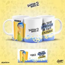 Caneca Cerâmica Divertidamente Personalizada | Presente Criativo | 325ml
