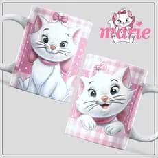 Caneca cerâmica 325ML - Personalizada Gatinha Marie