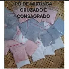 PÓ DE MIRONGA  CRUZADO E CONSAGRADO
