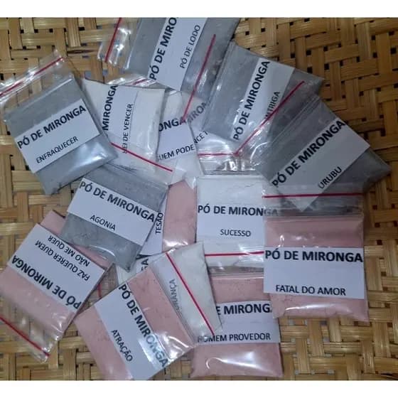 PÓ DE MIRONGA CRUZADO E CONSAGRADO KIT PERSONALIZADO ( 30 UNIDADES )