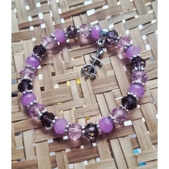 PULSEIRA DE PROTEÇÃO CRISTAL 🔮 POMBA GIRA FARRAPO MULAMBO QUITÉRIA ROSA CAVEIRA