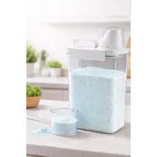 Pote Hermético Dispenser Hermético com Dosador para Alimentos Cereais Grãos Produtos de limpeza 1,5 Litro