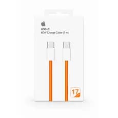 CABO TIPO C 60W LARANJA PARA IPHONE 15 16 18 PRO MAX MOD ORIGINAL