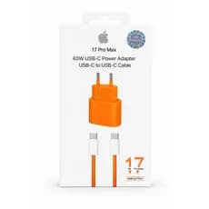CARREGADOR LARANJA  PARA IPHONE 15 16 17 PRO MAX MOD ORIGINAL SERVE PARA ANDROID