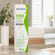 Gel Queima Gordura - FisioFort Slim Redutor de Medidas Anticelulite Gordura Localizada Afina Cintura Em Ate 4 Semanas