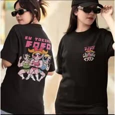 Camiseta Academia Eu Treino Fofo Super Poderosas Algodão Slim