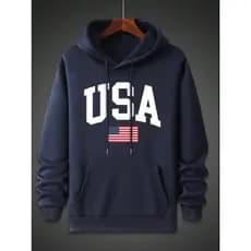 Moletom Masculino Flanelado USA