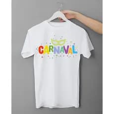 Blusa Carnaval Feminina Masculina Estampa Carnaval Colorida