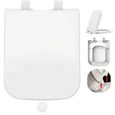 Tampa de Vaso Misti para bacia Icasa Original Branco Retira Fácil 6lpf