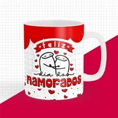 Caneca Personalizada Flork Namorados - Porcelana - Presente