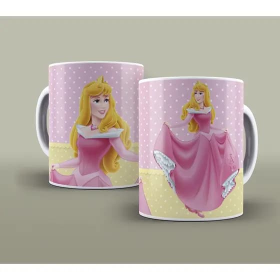 Caneca Bela Adormecida - Disney - Presente