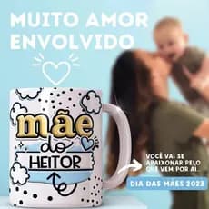 Caneca Mãe de Menino, Personalizada Com Nome!!!