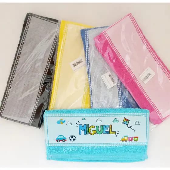 2-UNI. Toalhinha Lavabinho Infantil Personalizada com Nome!!!