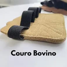 Par Luvas de Couro Academia Musculacao Treino protecao Fitnees