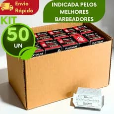 KIT Meia Lâmina Para Barbear LORD Platinum KITs com 120/100/80/60/40/20/10 Meia Lâmina